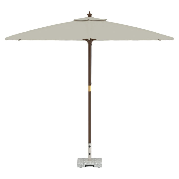 Bază de parasol cu roți cu mâner Gri Granit 29 kg Pătrat - WALTI WALTI