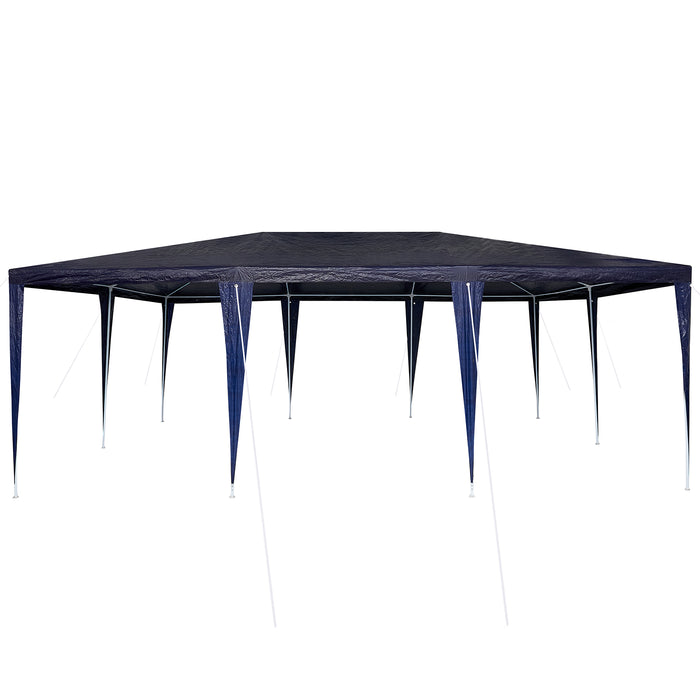 Tenda pentru petrecere albastră 6x4 m PE - WALTI WALTI