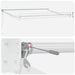 Marchiză retractabilă automatică roșie cu dungi 350x250 cm - WALTI WALTI