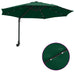 Umbrelă de Grădină Montată pe Perete cu LED-uri Verde 248 cm - WALTI WALTI