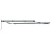 Marchiza manuală retractabilă vidaXL Alb 400x300 cm, Material de schimb pentru marchiza vidaXL pentru cadru de 4x3 m Alb - WALTI WALTI