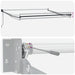 Markiză Retractabilă Automată Dungi Roșii și Albe 350x250 cm - WALTI WALTI