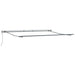 Marchiza Automată Retractabilă Albă 400x350 cm, Material de Înlocuire pentru Marchiză vidaXL pentru Cadru de 4x3.5 m Alb - WALTI WALTI