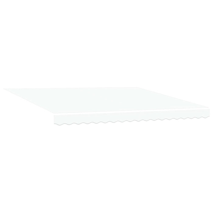 Marchiză manuală retractabilă vidaXL cu LED alb 400x350 cm, Material de schimb pentru marchiză vidaXL pentru cadru de 4x3,5 m alb - WALTI WALTI