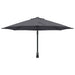 Umbrelă de Terasă Antracit Oțel vopsit electrostatic, Poliester - WALTI WALTI