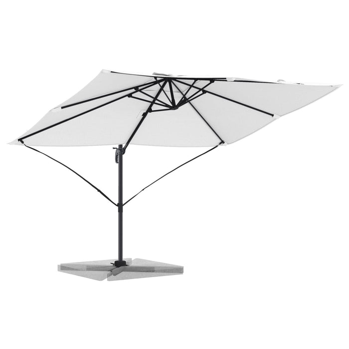 Umbrelă Cantilever Nisip Poliester Mare Înclinabilă - WALTI WALTI