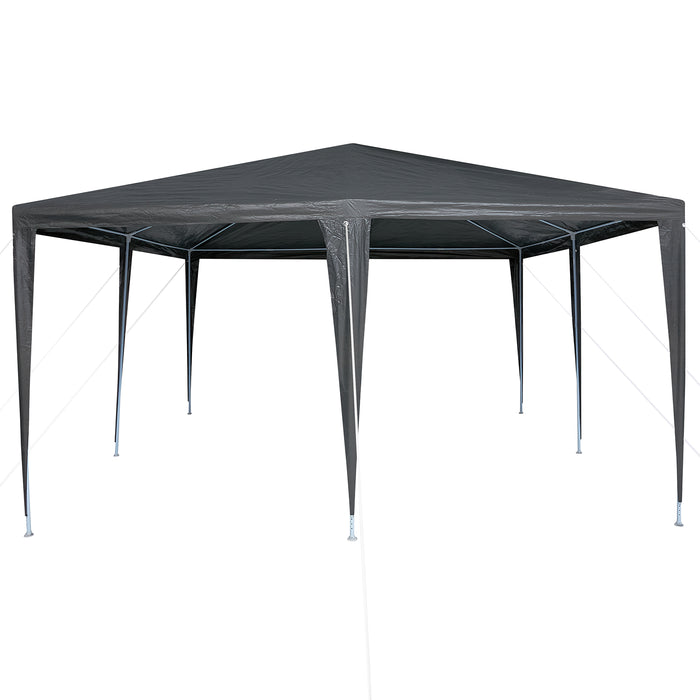 Cort de petrecere antracit 4x4 m PE - WALTI WALTI