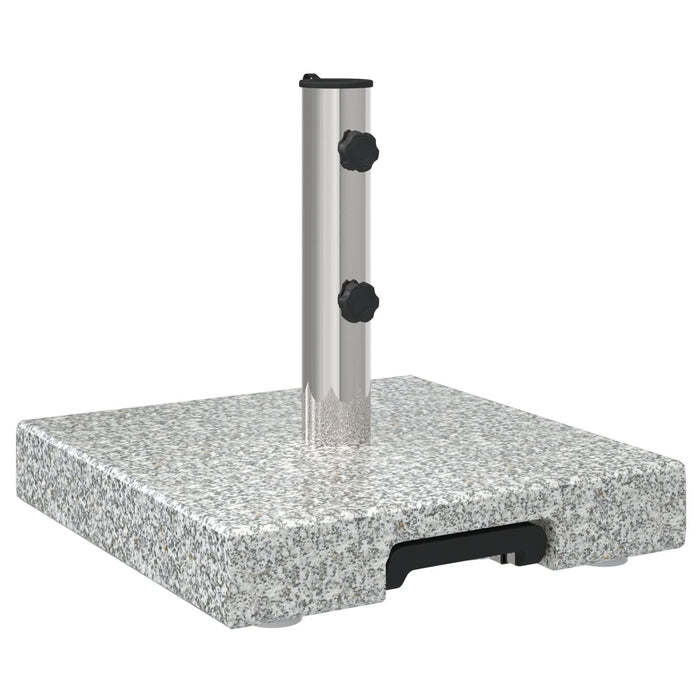 Bază de parasol cu roți cu mâner Gri Granit 29 kg Pătrat - WALTI WALTI