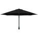 Parasol de Grădină Montat pe Perete cu LED-uri Negru 248 cm - WALTI WALTI