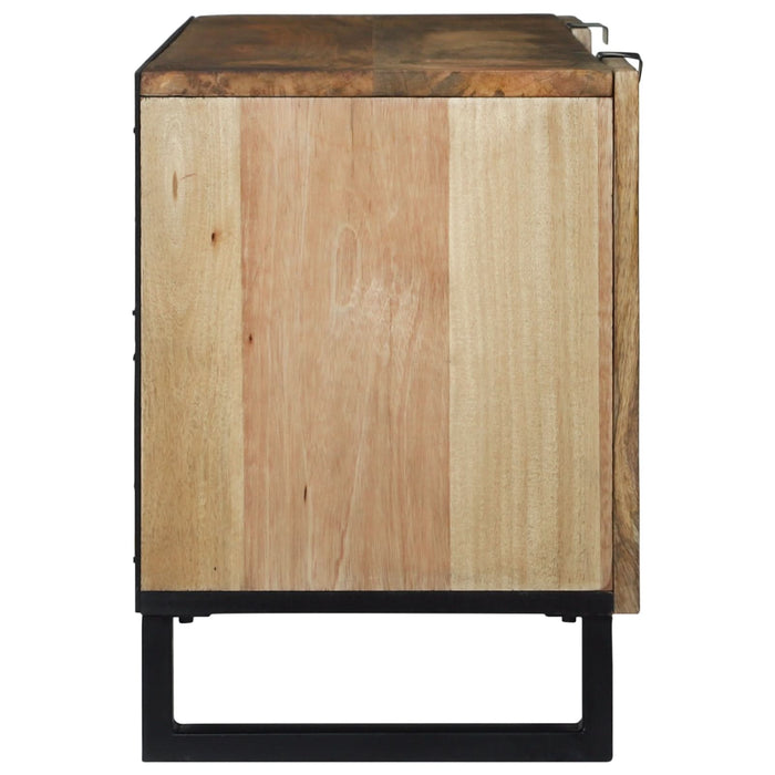 Cabinet TV 105x33.5x46 cm Lemn Masiv de Mango și Lemn Îngenunchiat - WALTI WALTI
