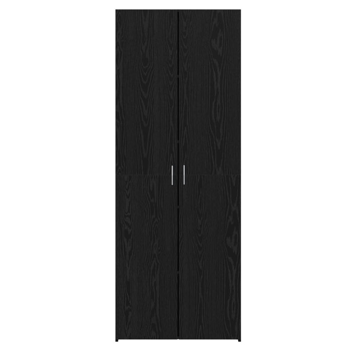 Bufet Negru 70x42.5x185 cm Lemn Prelucrat - WALTI WALTI