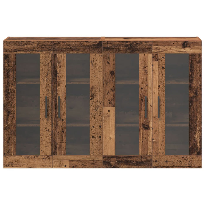 Cloști Montate pe Perete 2 pcs Lemn Vechi 69.5x34x90 cm Lemn Ingineresc - WALTI WALTI