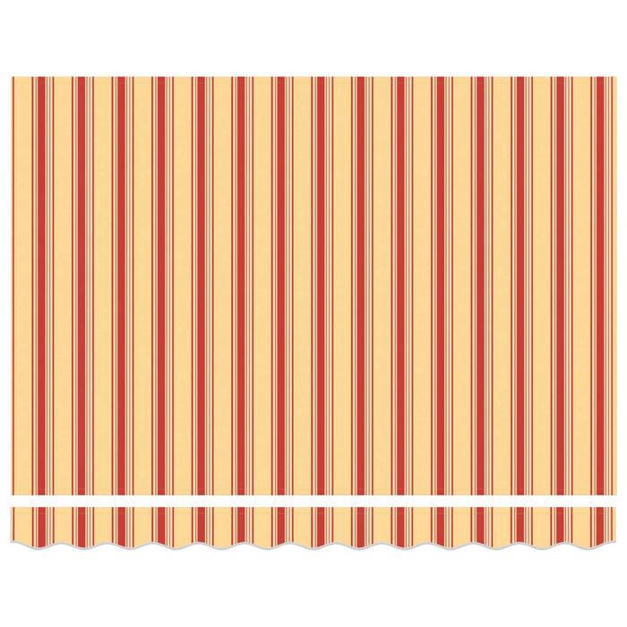 Marchiză retractabilă automată Galben și Portocalie 350x250 cm - WALTI WALTI
