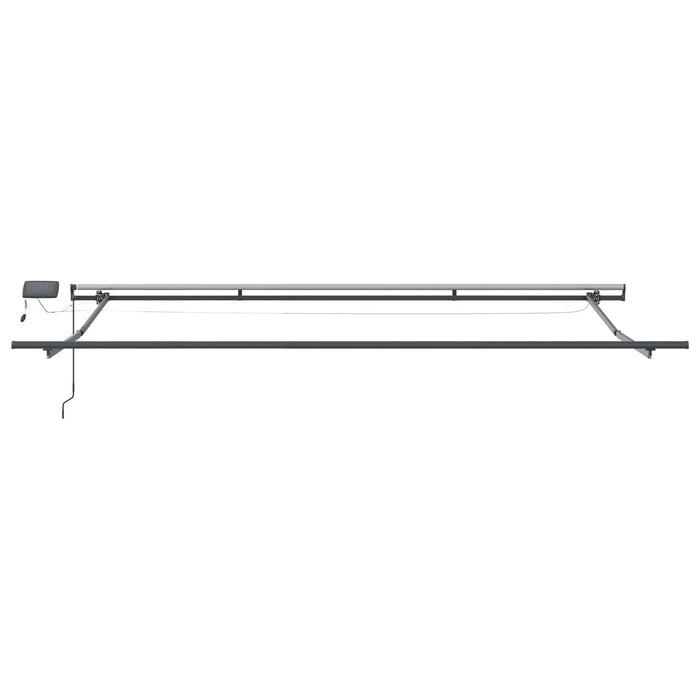 Marchiză manuală retractabilă vidaXL cu LED alb 400x350 cm, Material de schimb pentru marchiză vidaXL pentru cadru de 4x3,5 m alb - WALTI WALTI