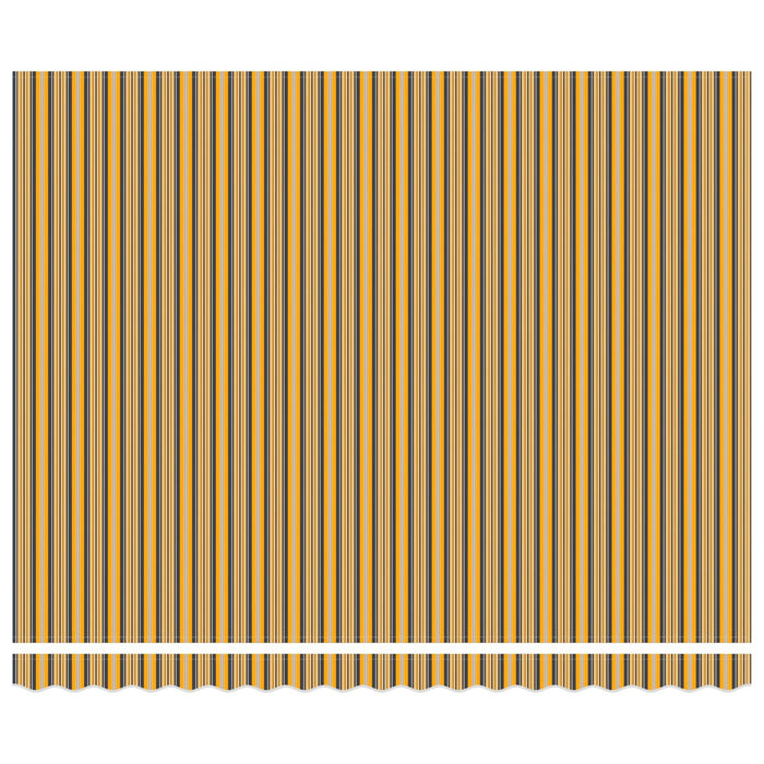 Marchiză Retractabilă Automată cu Dungi LED Multicolore 400x300 cm - WALTI WALTI
