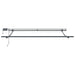 Marchiză manuală retractabilă cu LED galben și portocaliu 350x250 cm - WALTI WALTI