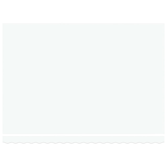Marchiza automată retractabilă vidaXL cu LED Alb 450x300 cm, Material de înlocuire pentru marchiză vidaXL pentru cadru de 4.5x3 m Alb - WALTI WALTI