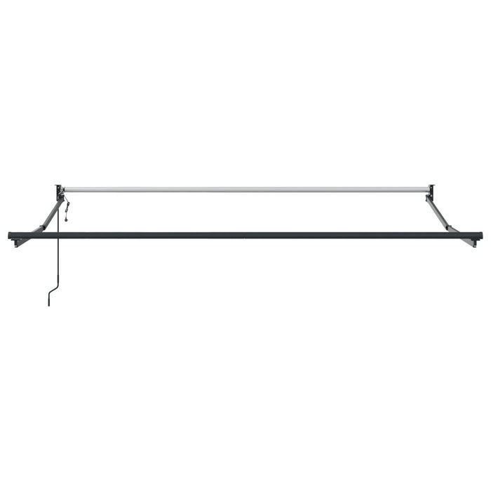 Markiză Retractabilă Automată Dungi Roșii și Albe 350x250 cm - WALTI WALTI