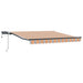 Marchiză manuală retractabilă cu dungi multicolore LED 300x250 cm - WALTI WALTI