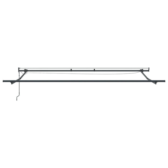 Marchiza automată retractabilă vidaXL cu LED Alb 450x300 cm, Material de înlocuire pentru marchiză vidaXL pentru cadru de 4.5x3 m Alb - WALTI WALTI