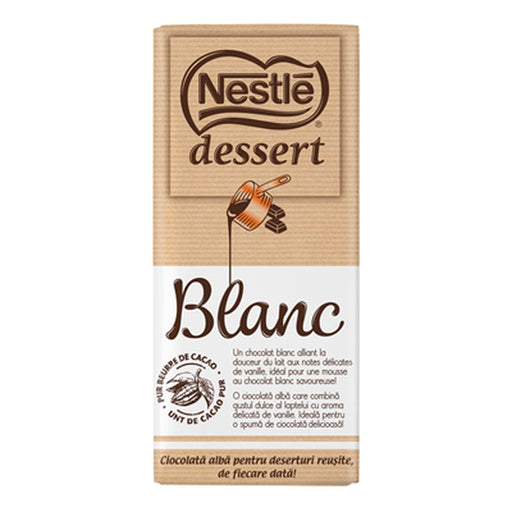 Nestle dessert Ciocolata Alba pentru Deserturi 170 g - WALTI WALTI