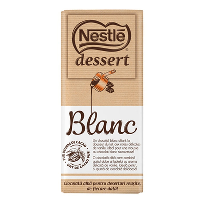 Nestle dessert Ciocolata Alba pentru Deserturi 170 g - WALTI WALTI