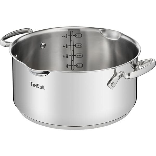 Set vase TEFAL Duetto Plus G719S734, 7 piese, 16-24cm, 1.5-5l, otel, argintiu WALTI