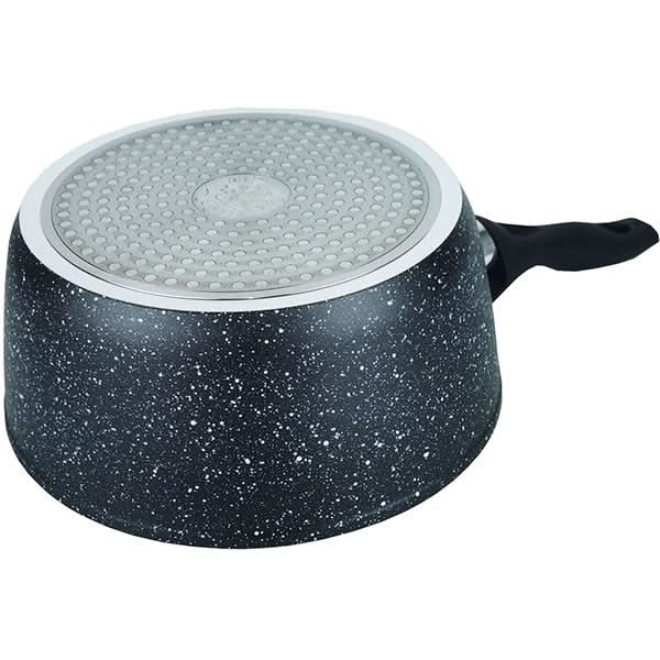 Cratita cu capac MYRIA MY4426, 2.8l, 20cm, aluminiu, negru WALTI