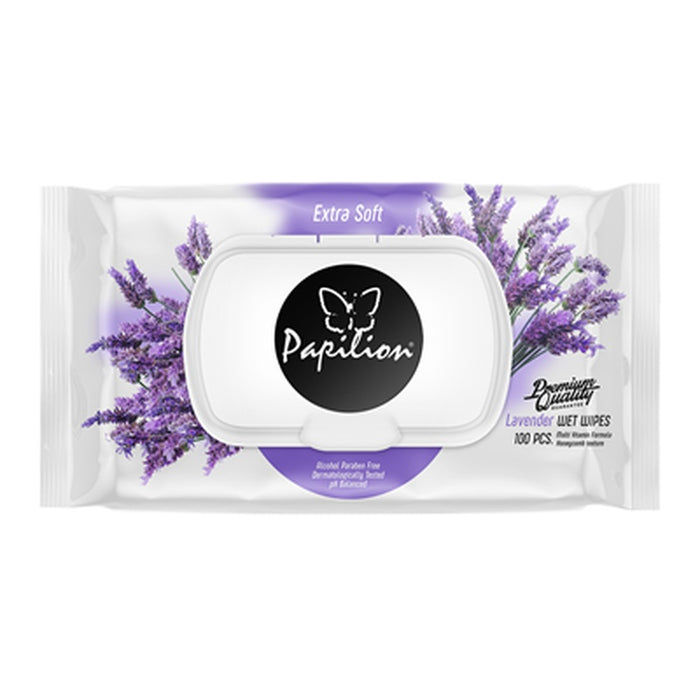 PAPILION Servetele Umede cu Lavanda 100 bucati - WALTI WALTI