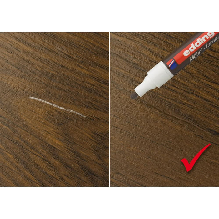 Marker retusuri mobilier lemn EDDING 8900, 1.5-2 mm, nuc antique WALTI