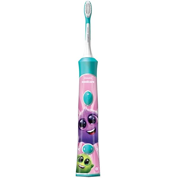 Periuta de dinti electrica pentru copii PHILIPS Sonicare For Kids HX6322/04, 62000 miscari/min, 2 programe, 2 capete, albastru - WALTI WALTI