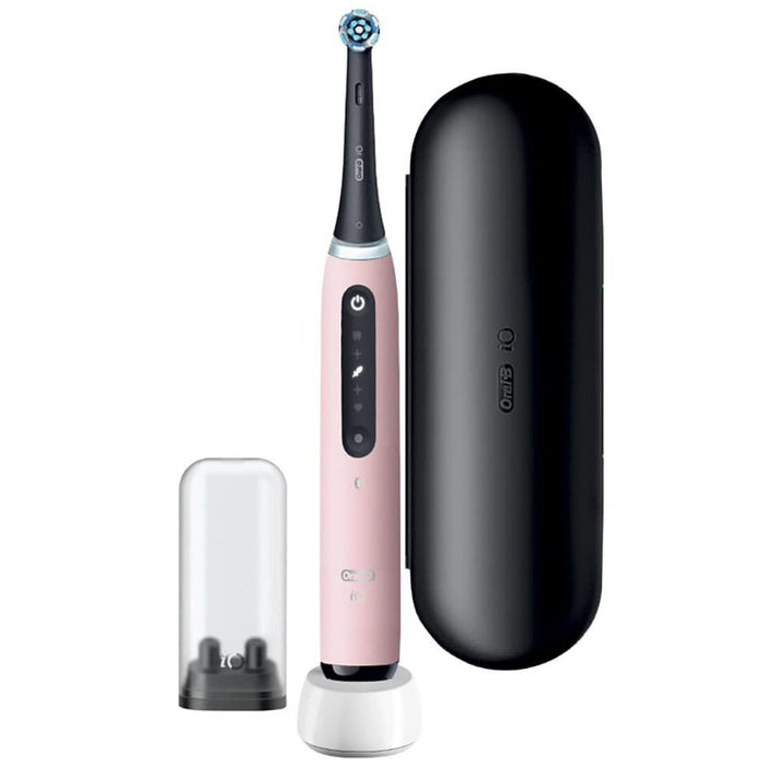 Periuta de dinti electrica ORAL-B iO5, Bluetooth, 40000 miscari/min, Curatare 3D, 5 programe, 1 capat, roz WALTI