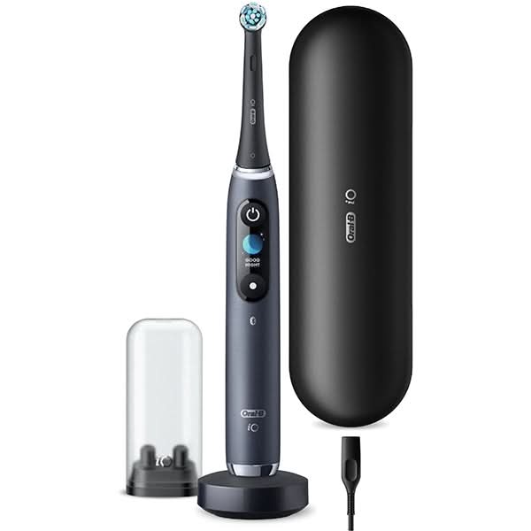 Periuta de dinti electrica ORAL-B iO9, Bluetooth, Curatare 3D, 7 programe, 1 capat, negru WALTI