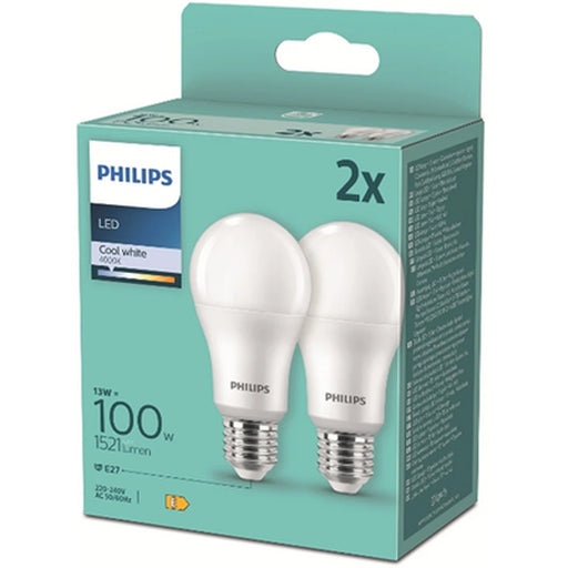 PHILIPS 2 Becuri Led 13W E27A67 - WALTI WALTI
