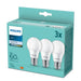 PHILIPS Led 60 W A60 E27 Pachet 3 bucati - WALTI WALTI