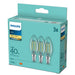 PHILIPS Led Classic 40 W B35 E14 Pachet 3 bucati - WALTI WALTI