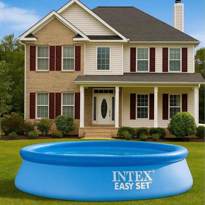 Piscină Easy Set Intex cu Filtru 2.44x0.61m – Montare Rapidă, Capacitate 1942L - WALTI WALTI