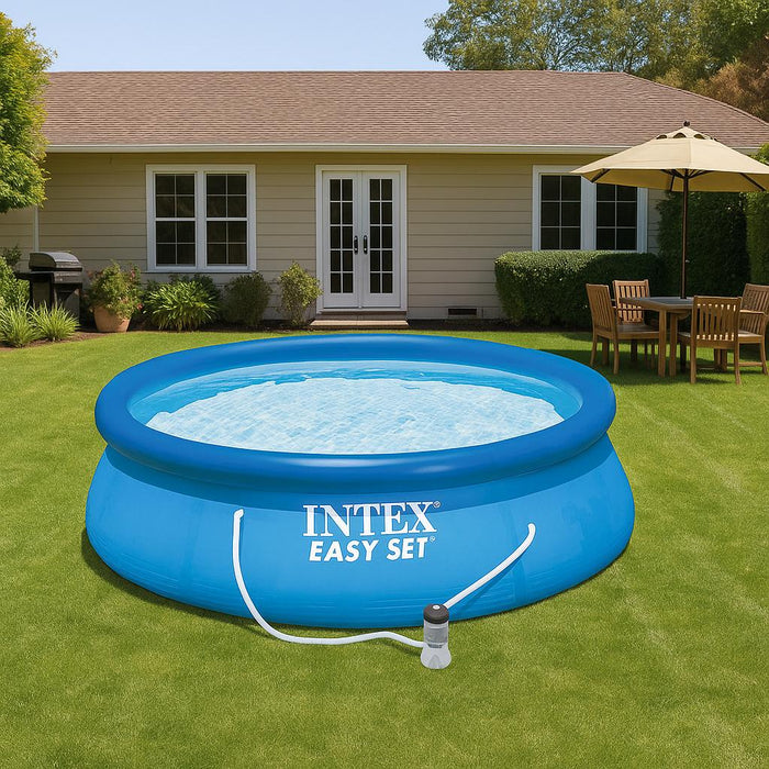 Piscină Easy Set Intex cu Filtru Ø3.05x0.76m – Capacitate 3853L, Montare Rapidă - WALTI WALTI