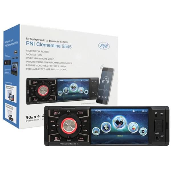Player auto PNI MP5-9545, 4 x 50W, Bluetooth, USB WALTI