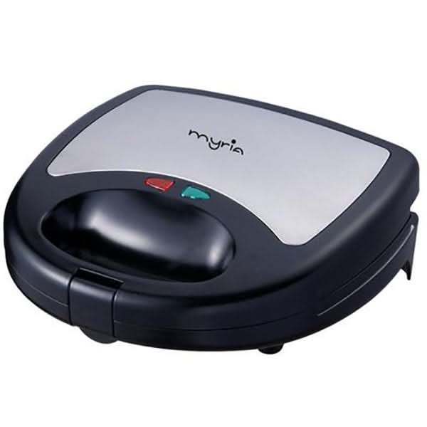 Sandwich maker MYRIA MY4111, 750W, 3 placi detasabile, negru-argintiu WALTI