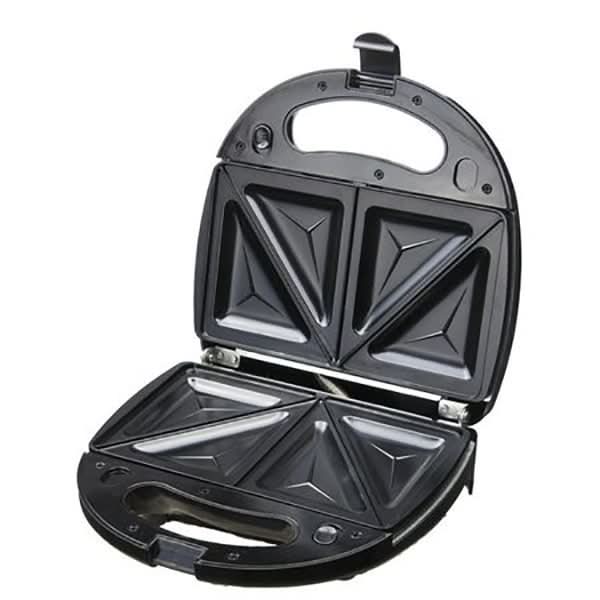 Sandwich maker MYRIA MY4111, 750W, 3 placi detasabile, negru-argintiu WALTI