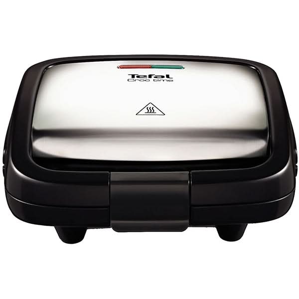Sandwich maker TEFAL Croc Time SM193D34, 700W, argintiu-negru WALTI