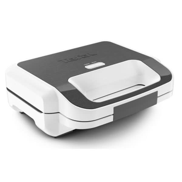 Sandwich maker TEFAL Snack XL SW701110, 850W, 2 placi detasabile, alb-gri inchis WALTI