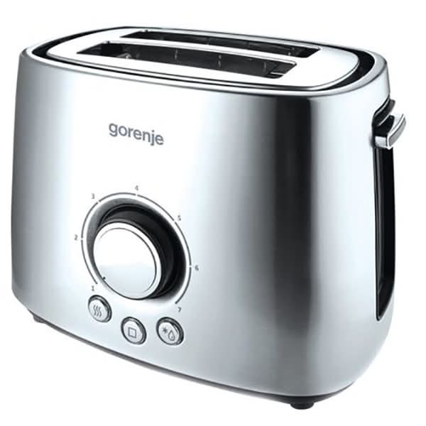 Prajitor de paine GORENJE T1000E, 2 felii, 1000W, argintiu WALTI