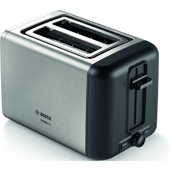Prajitor de paine BOSCH CompactLine TAT3P420, 2 felii, 970W, argintiu-negru WALTI