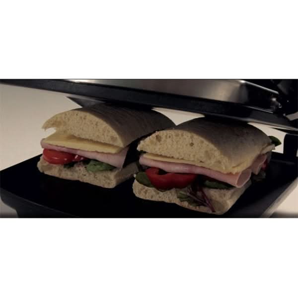 Sandwich maker BREVILLE Panini VST025X-01, 1000W, argintiu-negru WALTI