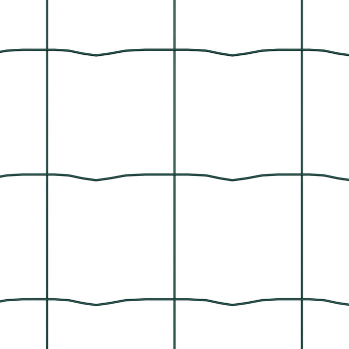 Euro Fence Set de 2 Verde Oțel vopsit electrostatic 10 x 1.0 m - WALTI WALTI