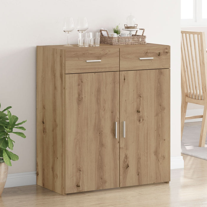 Dulap de depozitare Stejar Artisan 80x42.5x93.5 cm Lemn prelucrat - WALTI WALTI
