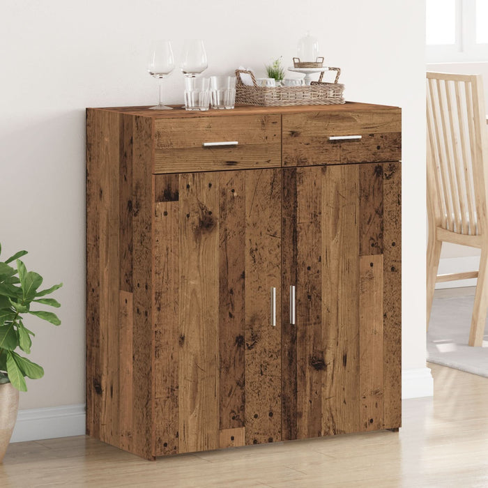 Cabinet de stocare din lemn vechi 80x42.5x93.5 cm Lemn prelucrat - WALTI WALTI