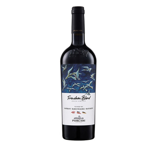 PURCARI FREEDOM BLEND Freedom Blend Saperavi & Rara Neagra & Bastardo Vin Rosu Sec SGR 0,75 L - WALTI WALTI